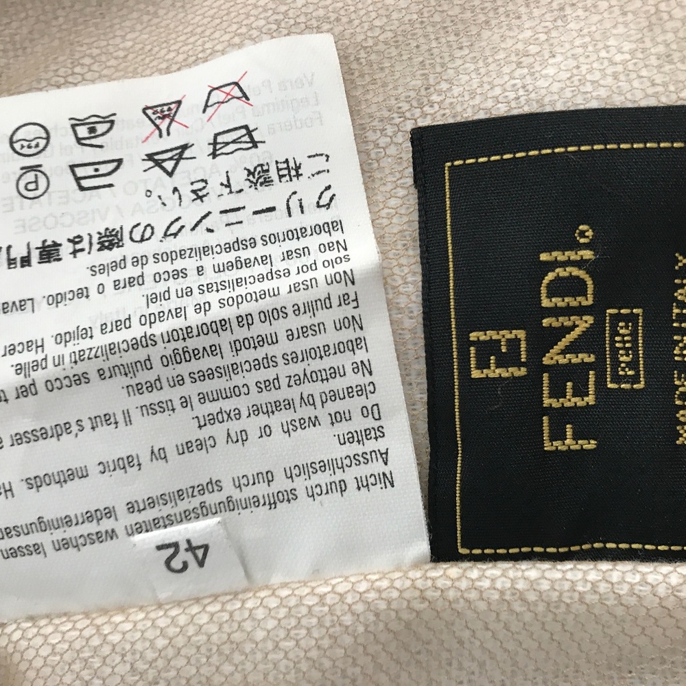 Fendi Vegan Suede Swing Coat - Picture 9 of 10